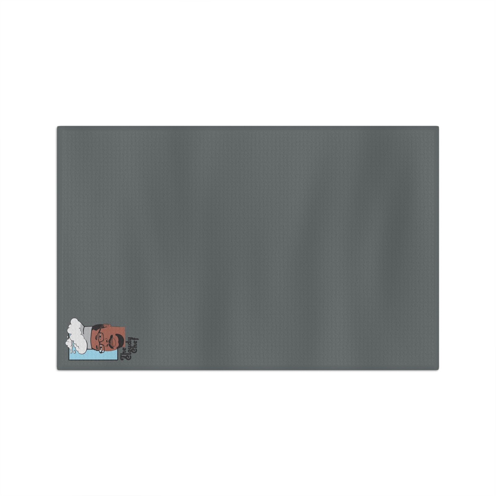 Copy of Chef Cartoon Illustration Microfiber Tea Towel | Kitchen Chef Design - Image 2