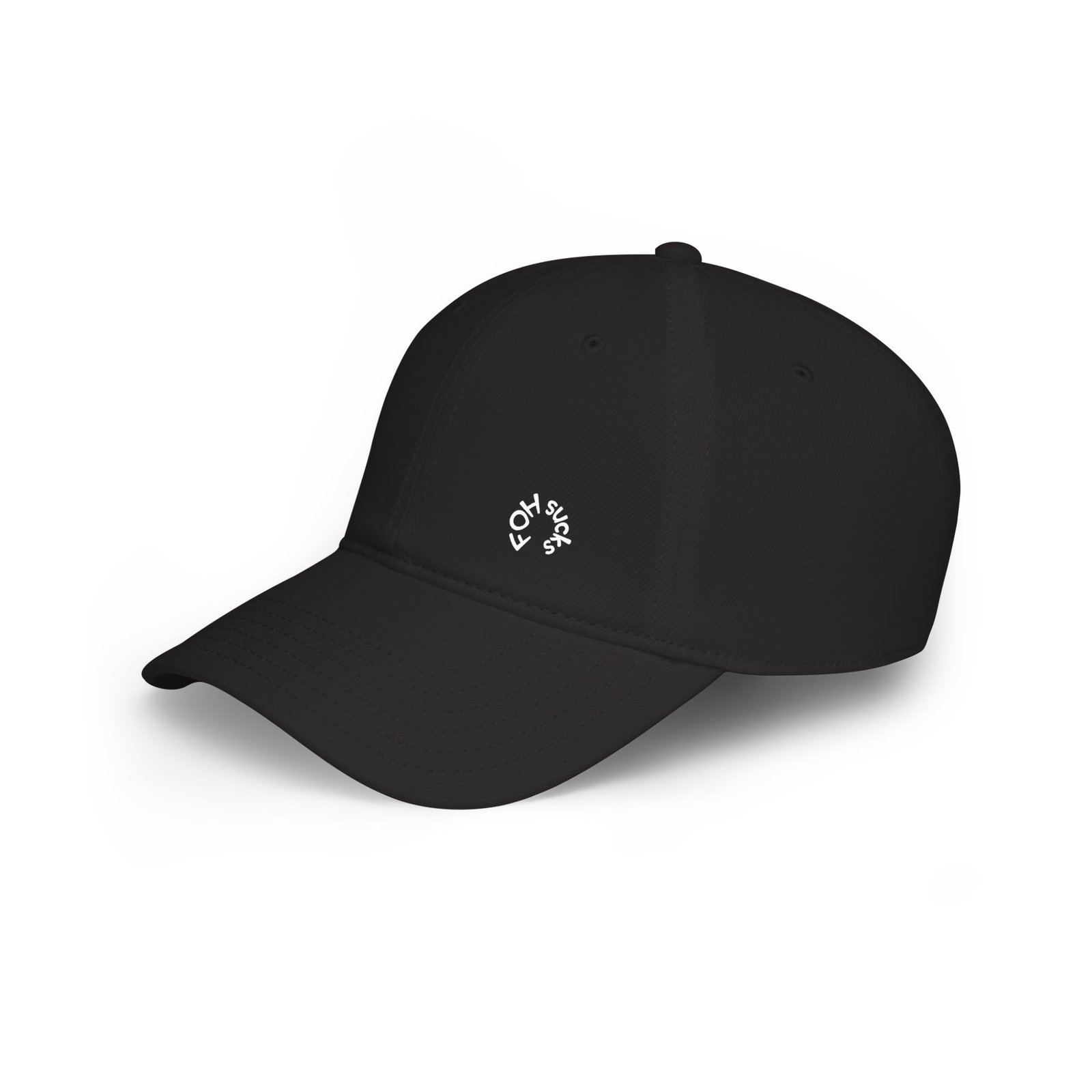 FOH Baseball Cap — Minimal 'choose FOH sucks Embroidered Dad Hat - Image 3