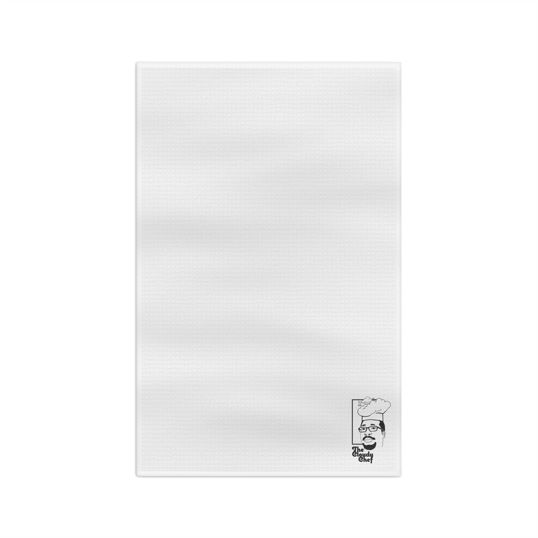 Chef Cartoon Illustration Microfiber Tea Towel | Kitchen Chef Design