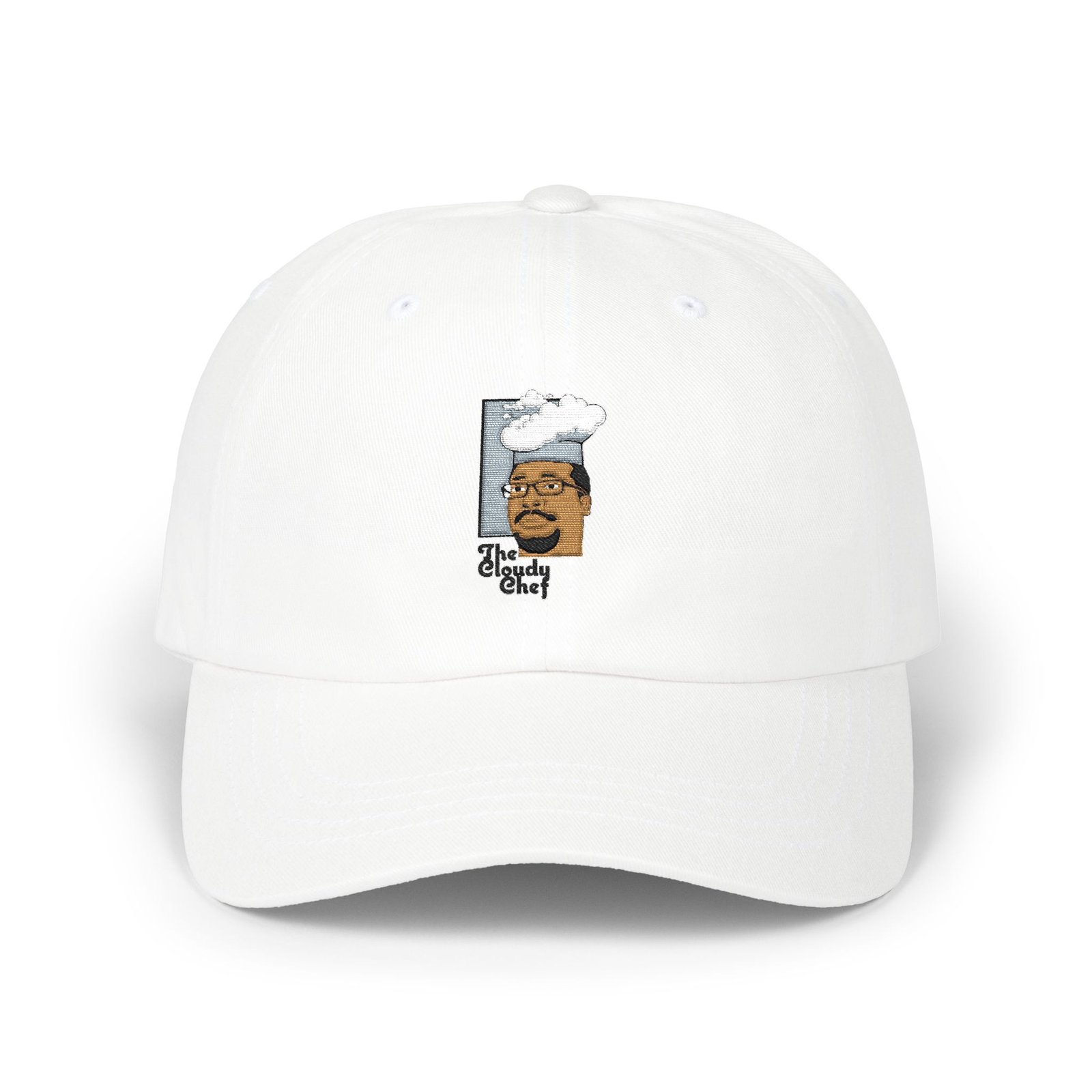 Classic Dad Cap – 'The Cloudy Chef' Embroidered Chef Hat - Image 5