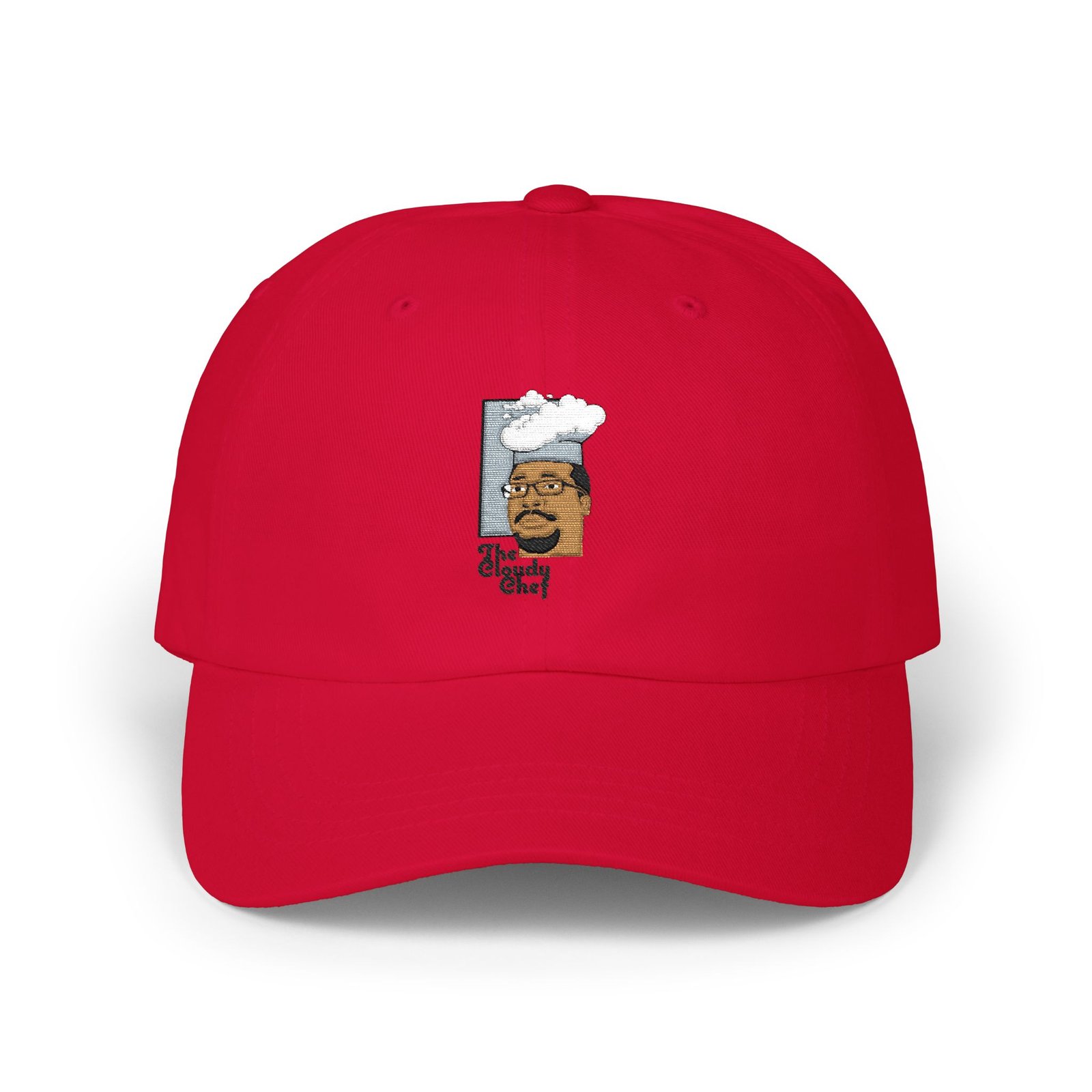 Classic Dad Cap – 'The Cloudy Chef' Embroidered Chef Hat - Image 25